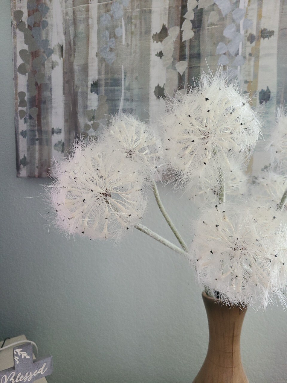 Artificial Dandelion Flowers for Home Decoration Faux Dandelions Long Stem Fake Dandelions Realistic White Dandelion Balls